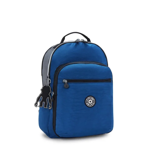 תיק גב גדול Kipling SEOUL LAP – KI61809EK – scuba-blue-block – 3