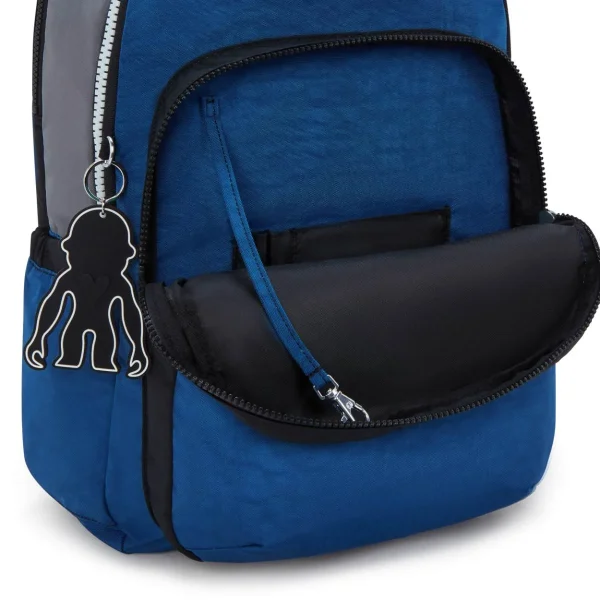 תיק גב גדול Kipling SEOUL LAP – KI61809EK – scuba-blue-block – 4
