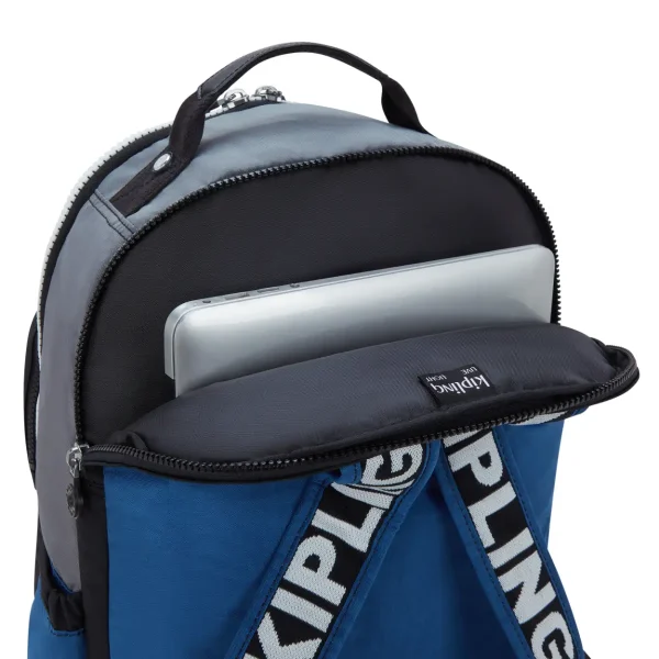 תיק גב גדול Kipling SEOUL LAP – KI61809EK – scuba-blue-block – 5