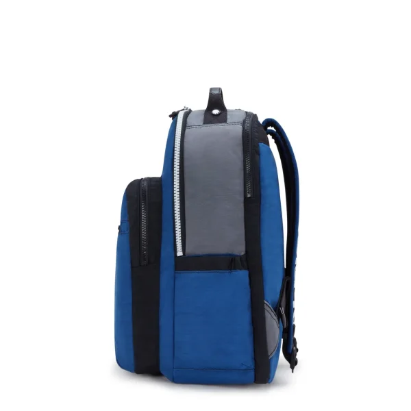 תיק גב גדול Kipling SEOUL LAP – KI61809EK – scuba-blue-block – 6