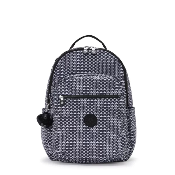 תיק גב גדול Kipling SEOUL – KI6269DD2 – signature-print – 1