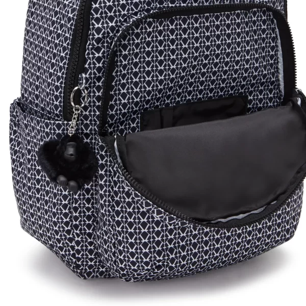 תיק גב גדול Kipling SEOUL – KI6269DD2 – signature-print – 4