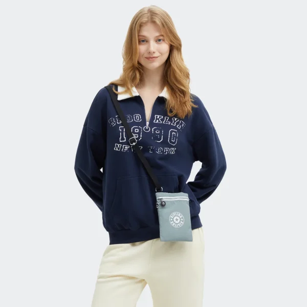 תיק טלפון Kipling AFIA LITE – KI66507HX – relaxed-grey-combo – 3