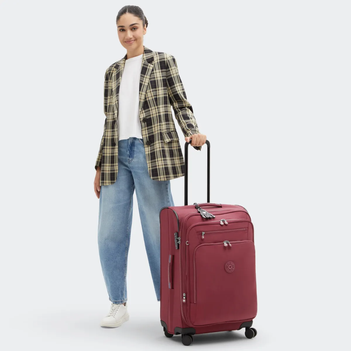 מזוודה בינונית NEW YOURI SPIN M – KI77065FW – lounge-wine – 6