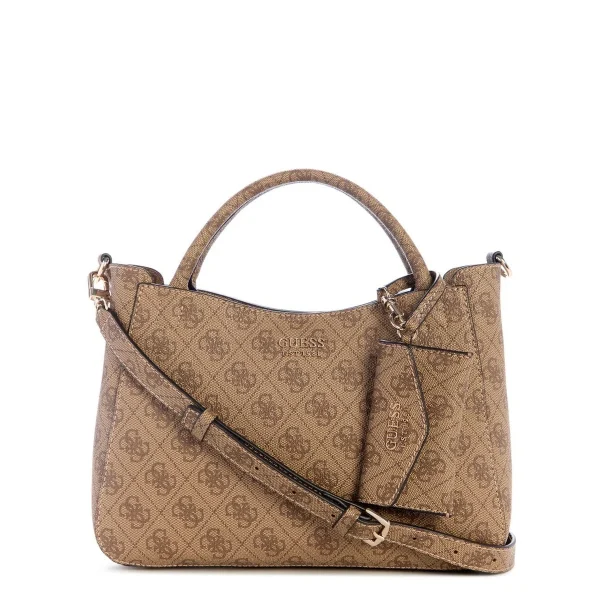 תיק צד בינוני עם ארנק תואם GUESS BRENTON