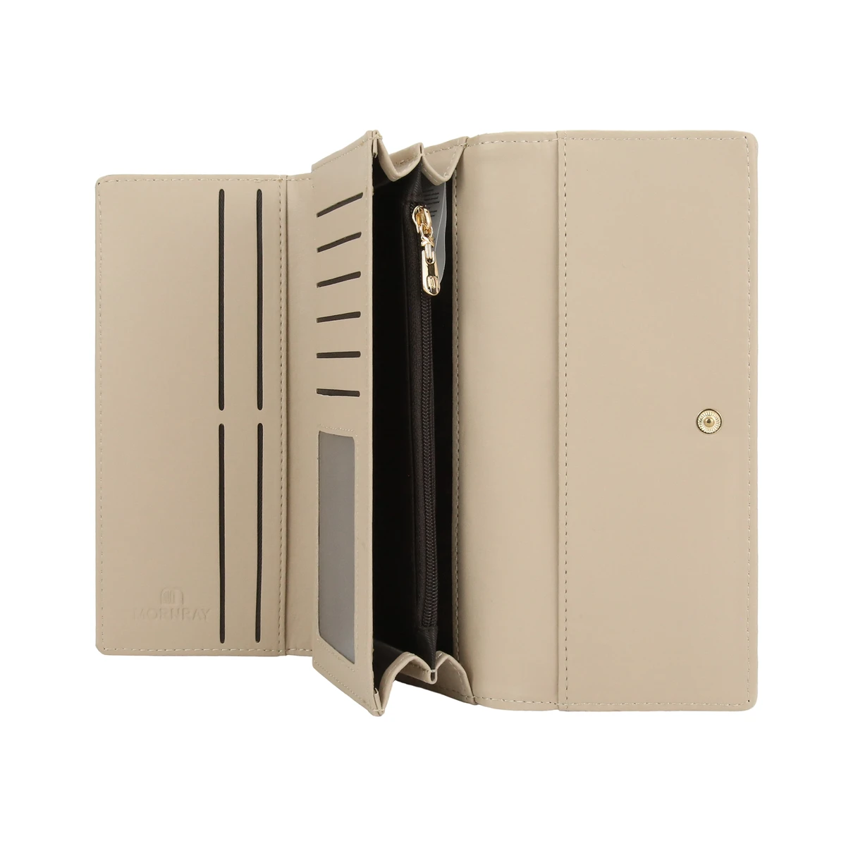 ארנק גדול עם תא למטבעות iBags – MPG002-5-XY – beige – 2