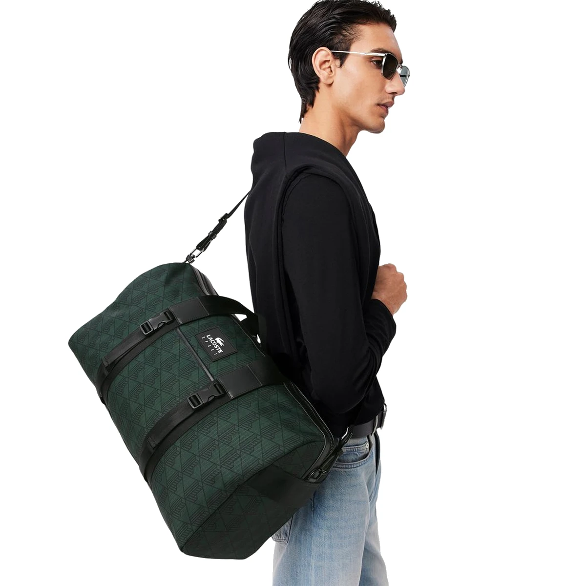 תיק יד גדול Lacoste – NH5072BZ-R61 – naturel-clair-jute-green – 4