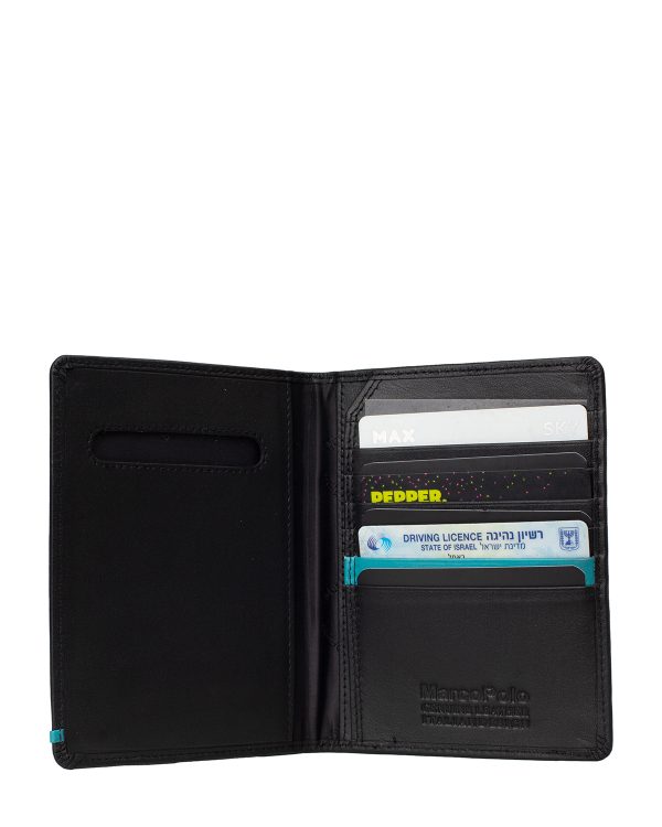כיסוי לדרכון Marco Polo S.Nap – 021399--XW – black – 4