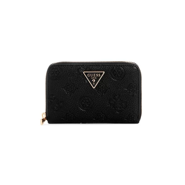 ארנק בינוני עם סגירת רוכסן Guess Cresidia Slg – PG9349140-BLA – black – 1
