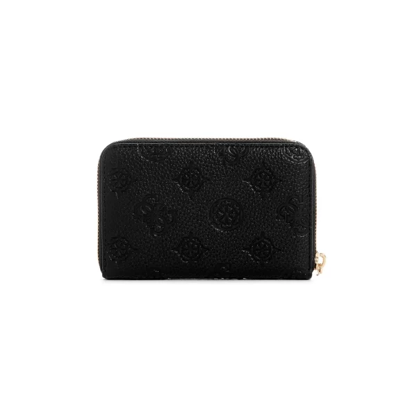 ארנק בינוני עם סגירת רוכסן Guess Cresidia Slg – PG9349140-BLA – black – 2