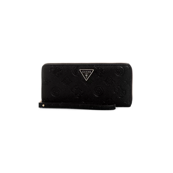 ארנק גדול עם סגירת רוכסן Guess Cresidia Slg – PG9349146-BLA – black – 1