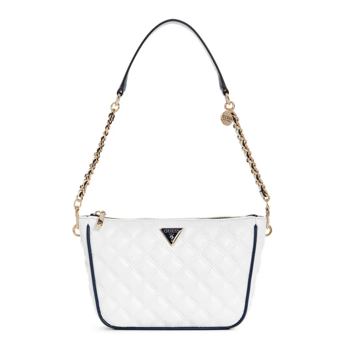 תיק כתף בינוני Guess – QG964917-WTV – white-navy – 1