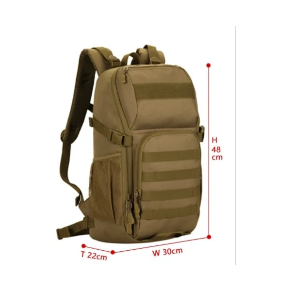 תיק גב טקטי לנשיאת אקדח וציוד iBags – S465--YS – brown – 6