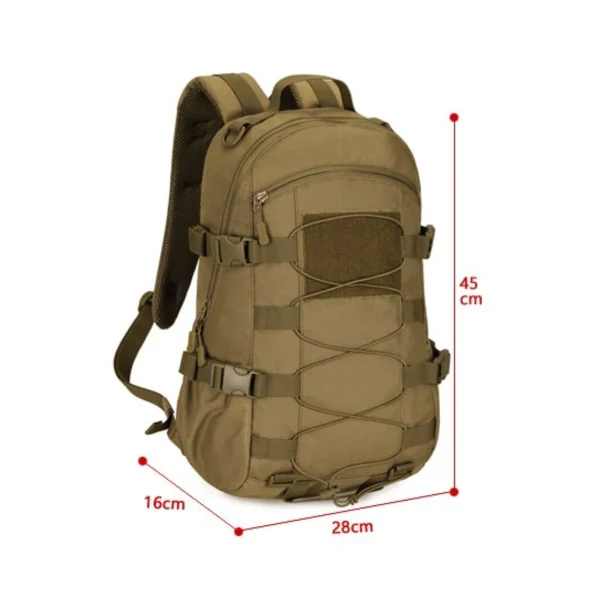 תיק גב טקטי לנשיאת אקדח וציוד iBags – S466--YS – brown – 5