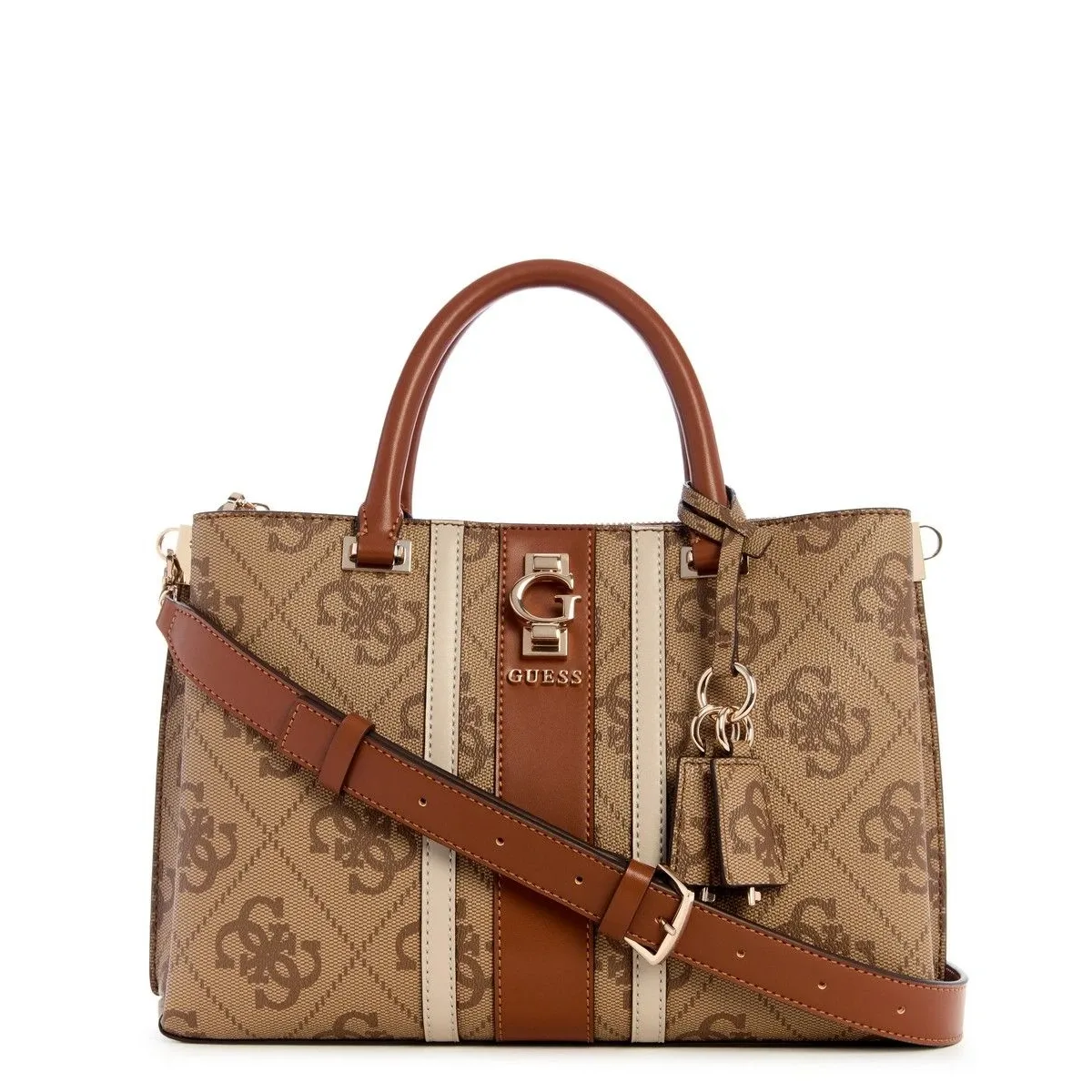 תיק צד בינוני Guess – SO783806-LTL – latte-logo – 1