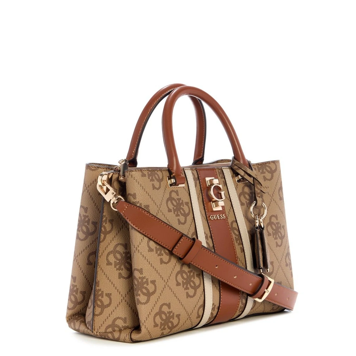 תיק צד בינוני Guess – SO783806-LTL – latte-logo – 1