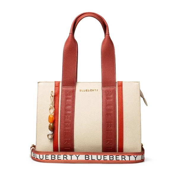 תיק צד גדול Blueberty – SS25.G5.1--65U – off-white – 1