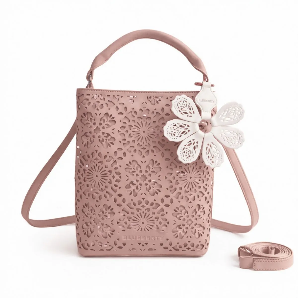 תיק צד קטן Blueberty – SS26.G1.1.1 – pink-nude – 1