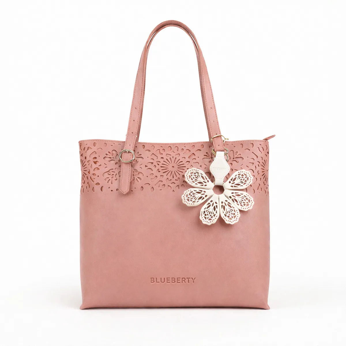 תיק צד גדול Blueberty – SS26.G1.2.1 – pink-nude – 1