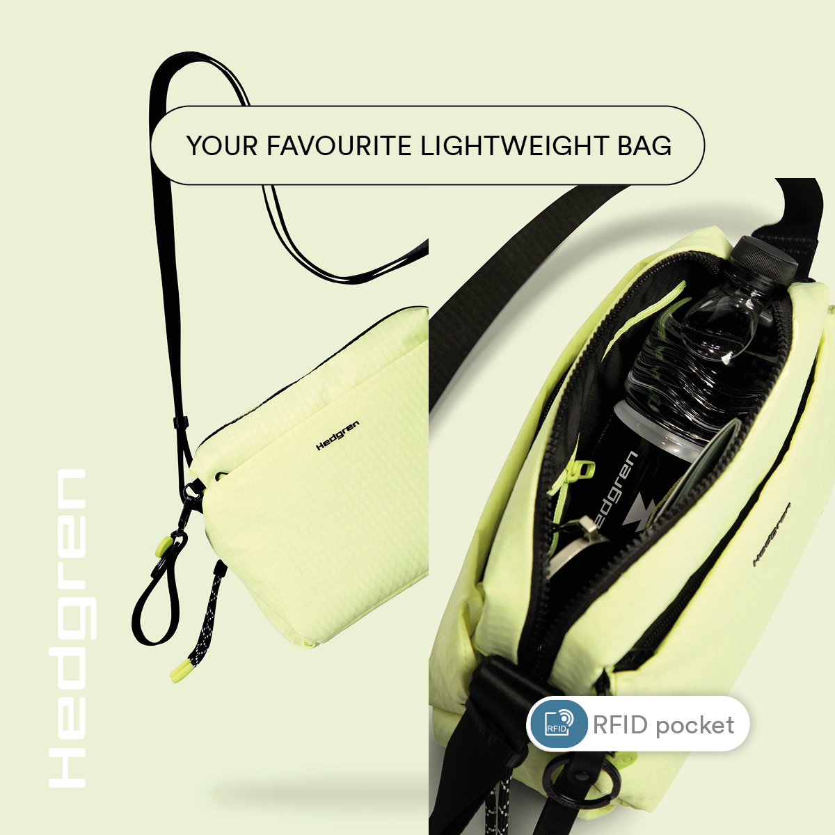 תיק צד בינוני Hedgren TOMOKO – HSTG02_892 – charlock-yellow – 1