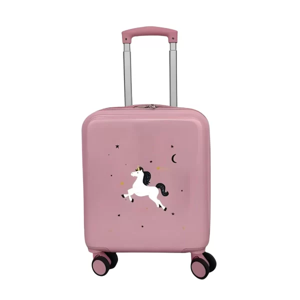 מזוודה קשיחה לילדים – WL-24601-P – unicorn-pink – 1