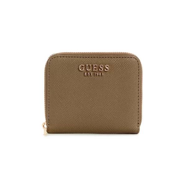 ארנק קטן עם סגירת רוכסן Guess Laurel Slg – dark-taupe – 1